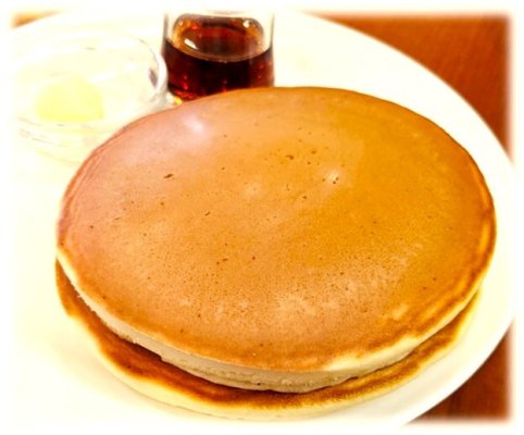 お店こだわりの絶品ホットケーキ