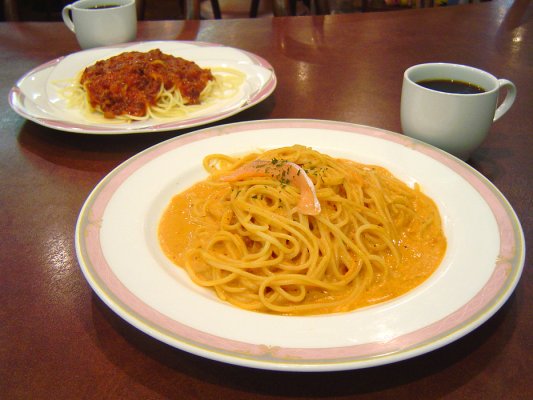 パスタも種類豊富