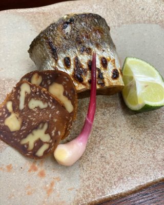 料理の一例「カマスの塩焼き」
