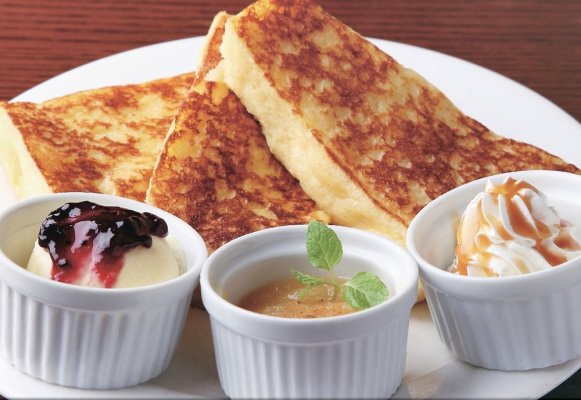 看板メニューはフレンチトースト