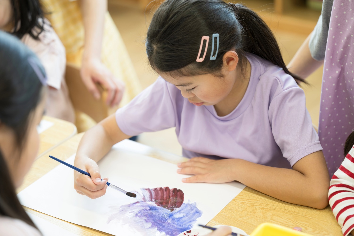 学習支援や体験活動の様子