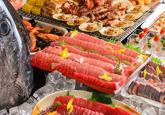 海鮮バイキング いろはのバイキング料理
