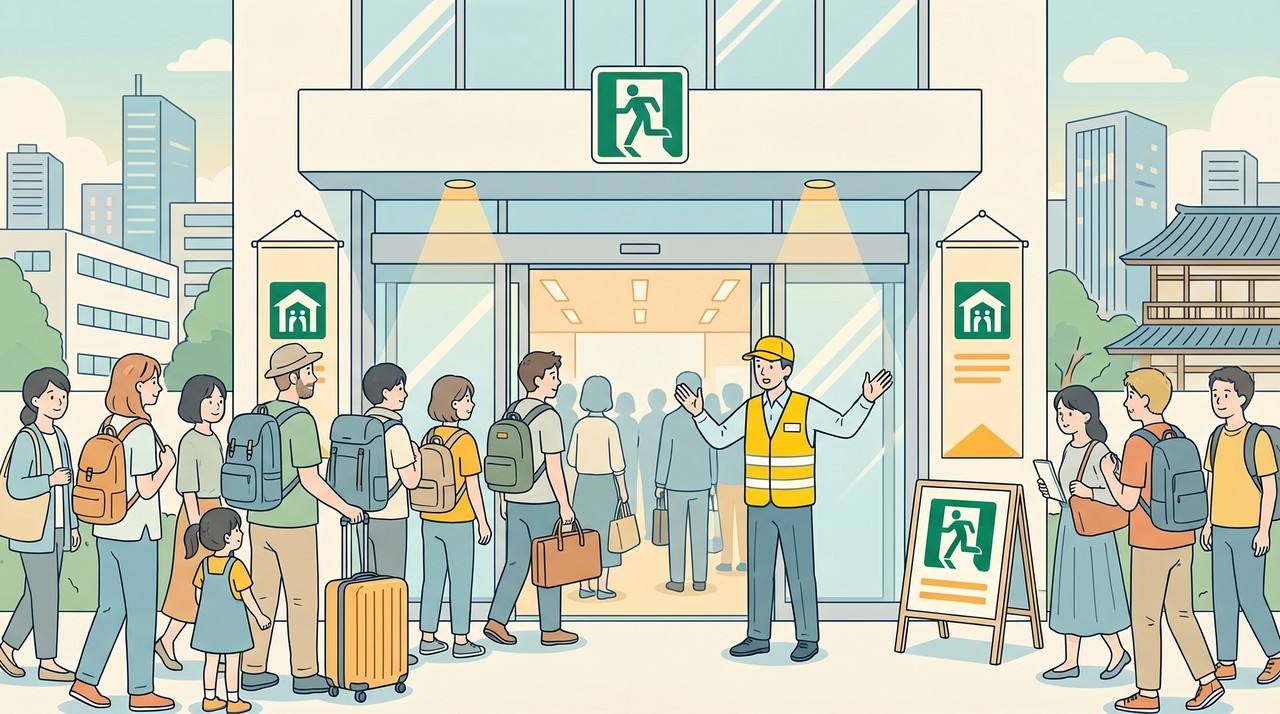 帰宅困難者対策と一時滞在施設