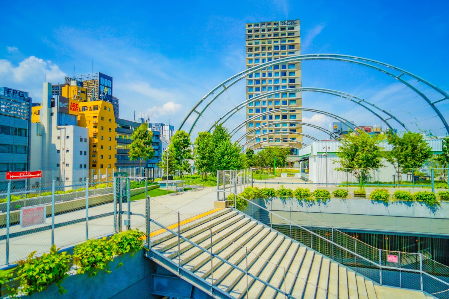 渋谷区の街並み