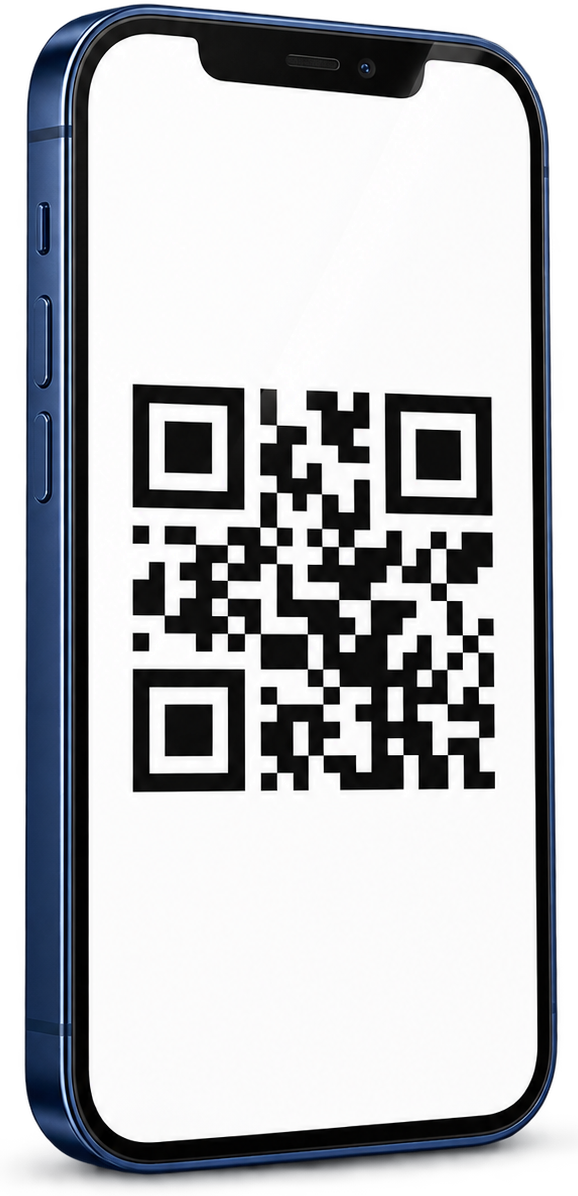QR決済を表示したスマートフォン